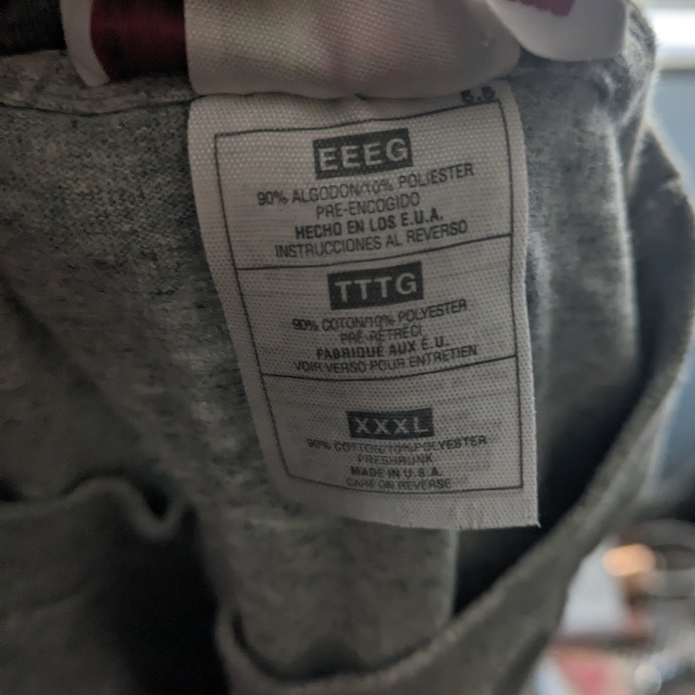 Panavision Panastore Grey Men 3XL Made In the USA Vintage Single Stitch Shirt - Picture 5 of 8